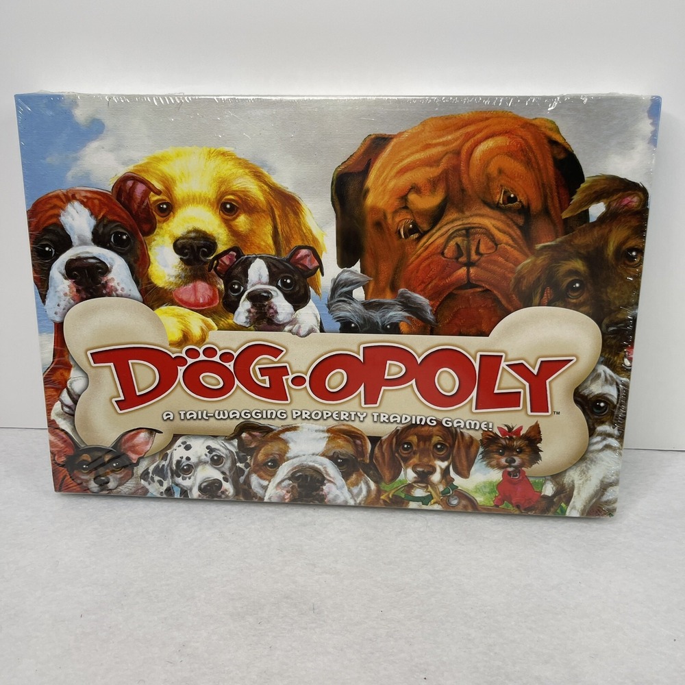 Dogopoly Board Game Property Trading Game Monopoly New Sealed Kids Collectors